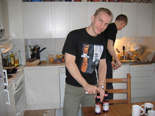 First beer, 11:08