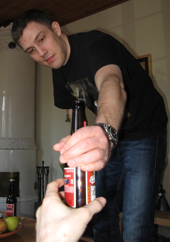 One Budweiser comin' up sir!