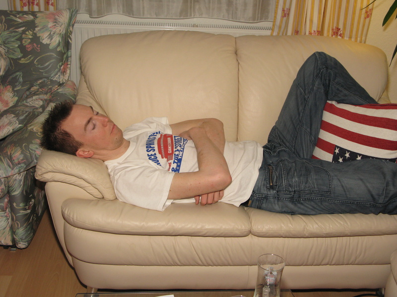 Pre-dinner nap