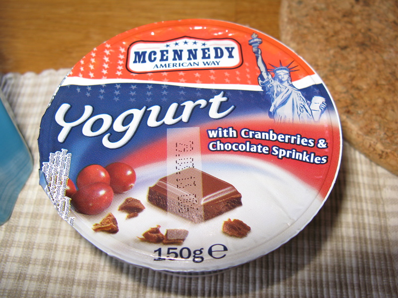 ...yoghurts!